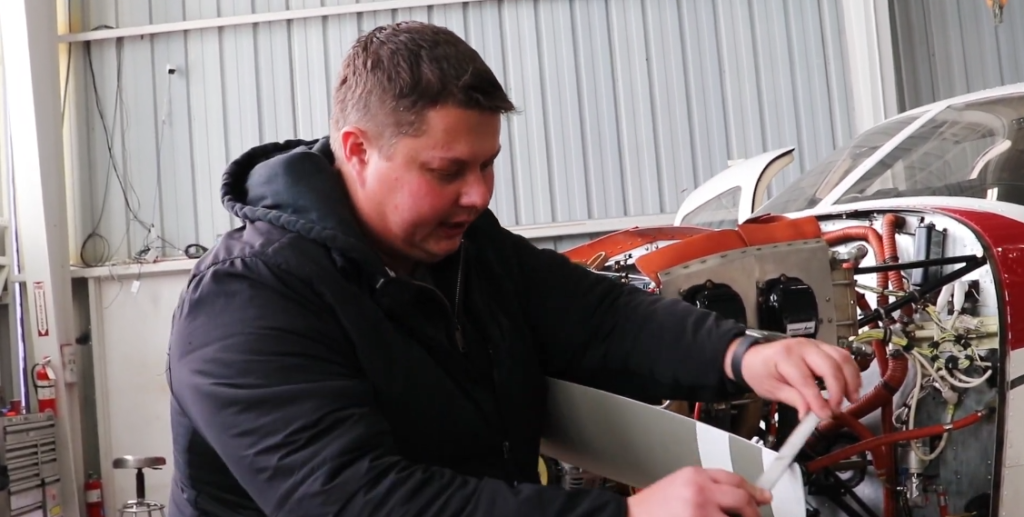 Dress an airplane prop
